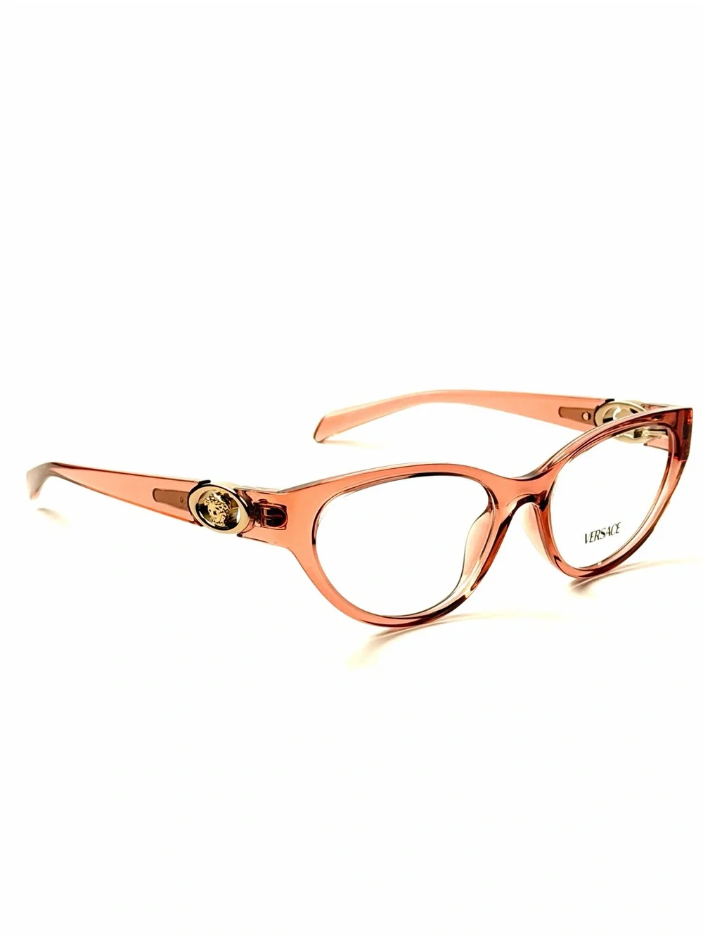 Versace mod. 3372 U 5322 Pink Cateye 54-17-140 Eyeglasses Frames New Authentic